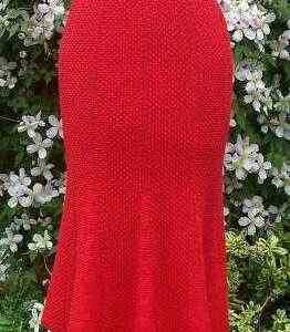 Tuck Skirt with Plain Godets at Hem Pattern