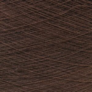 1/40 Cotton dark brown - approx. 1.9 per cone