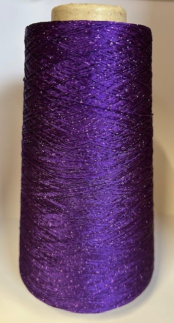 Manila - Purple 2PLY - 250gm cones 87% Acet 7% Poly 6% Nylon - Image 2