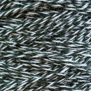 Green/White fleck   - 100% wool -  approx 500- 550 gms