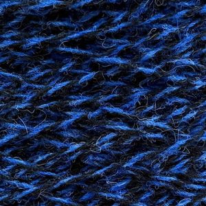 Royal/Black Fleck 100% Wool - approx 550 - 570gms